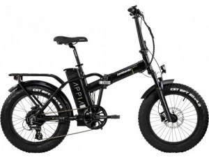 Lombardo Appia E-Bike 20" Black Ossidiana White Matt